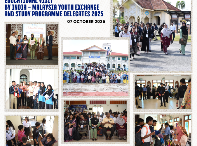 EDUCATIONAL VISIT BY THE INDIA-MALAYSIA YOUTHEXCHANGE & STUDY PROGRAMME DELEGATES 2025